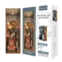 The Steam Age 3D Wooden Puzzle DIY Book Nook Kit additional image