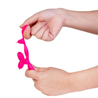 Stretchy Balloon Dog Stress Toy - Pink additional image
