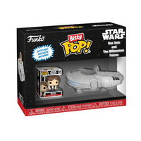 Star Wars Han Solo with Millennium Falcon Bitty Pop additional image