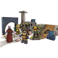 Teenage Mutant Ninja Turtles Deluxe Turtles Lair Papercraft Pack additional image