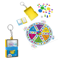 Trivial Pursuit Mini Game with Keyring additional image