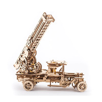 UGears Fire Truck Wooden Model Kit additional image