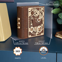 UGears Book of Secrets Wooden Kit additional image