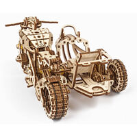 UGears Bike with Sidecar additional image