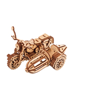 UGears Hagrid's Flying Motorbike with Sidecar Model Kit additional image
