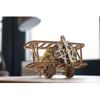 UGears Mini Biplane Mechanical Model Kit additional image