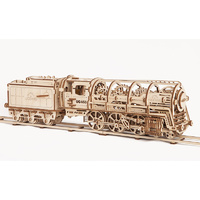 UGears Locomotive with Tender additional image