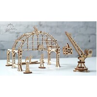 UGears Rail Manipulator Wooden Model Kit additional image