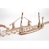 UGears Rails and Crossing Wooden Model Kit additional image