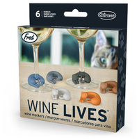 Wine Lives Kitty Wine Markers additional image