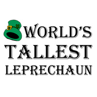 Worlds Tallest Leprechaun Name Badge additional image