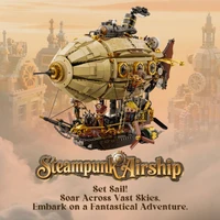 Steampunk Series Zeppelin Airship Model Kit 1949pcs additional image