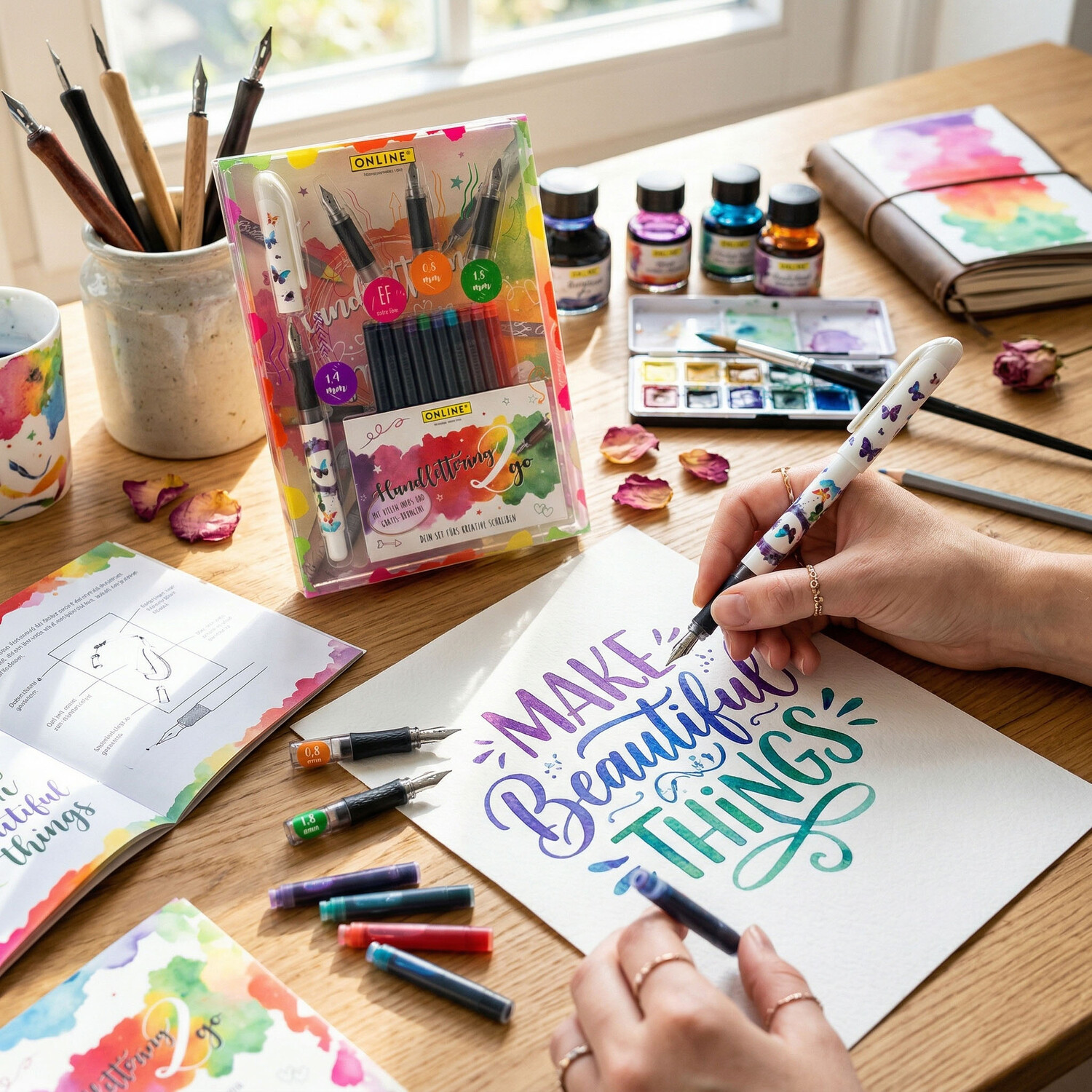 Handlettering 2 Go Calligraphy Set