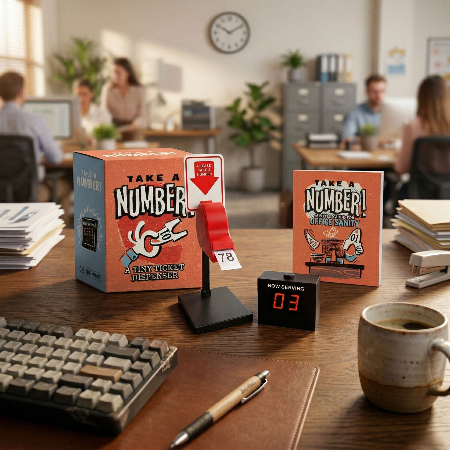 Take a Number! Tiny Ticket Dispenser