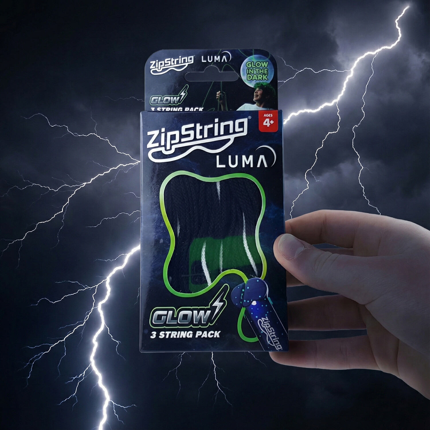 ZipString Luma Lightning Pack of 3 Strings