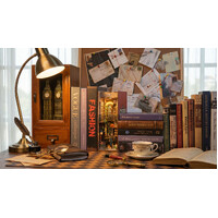 Baker Street 3D Wooden Puzzle DIY Book Nook Kit additional image