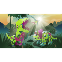 Clixo Dino Adventure Pack 36pcs additional image