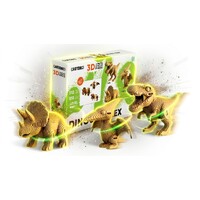 Dinos Trio 3-in-1 3D Cardboard Puzzle additional image
