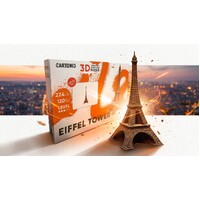 Eiffel Tower 3D Cardboard Puzzle additional image