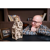 UGears Engine Clock Wooden Model Kit additional image