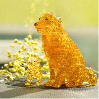 3D Golden Retriever Crystal Puzzle additional image