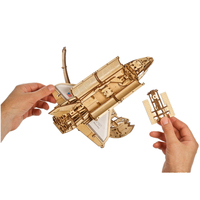 UGears NASA Space Shuttle Discovery Wooden Kit additional image