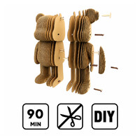 Arty Bear 3D Cardboard Puzzle additional image