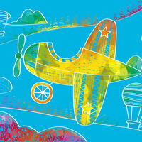 Airplane Mini Scratch Book additional image