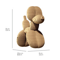 Balloon Dog 3D Cardboard Puzzle additional image