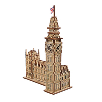 UGears Big Ben Mini Wooden Model Kit additional image