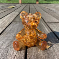 3D Brown Teddy Crystal Puzzle additional image