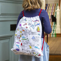 Colour and Learn World Map Backpack additional image