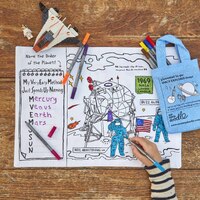 Colour and Learn Space Explorer Placemat to Go additional image