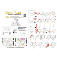 Doctor Who Metal Earth Cyberman Head additional image