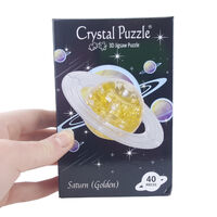 3D Golden Saturn Crystal Puzzle additional image