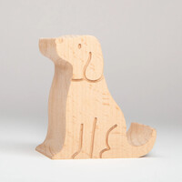 Dog Wooden Phone Stand additional image