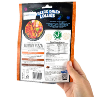 Freeze Dried Candy Gummy Pizza Pack 45g additional image