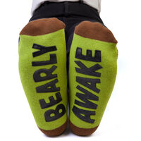 Feet Speak Bearly Awake Socks additional image