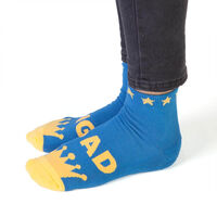 Feet Speak King Dad Socks additional image