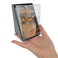 Horse Carousel Mini Wooden Music Box additional image