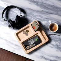 Walter Wallet Bamboo Charging Dock additional image