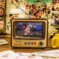 Joyside Series Retro 1960s TV Model Building Kit 1208pc additional image