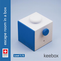 Keebox Escape Room in a Box Blue additional image