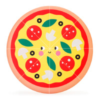 Kidoki Flexible Silicone Flying Discs - Pizza Design additional image