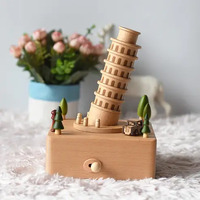 Leaning Tower of Pisa Wooden Music Box additional image
