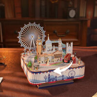 London 3D Rotating Music Box Kit additional image