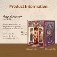 Magical Journey Infinity Train Cabin 3D Book Nook Kit additional image
