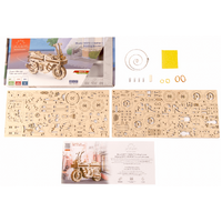 UGears Moto Compact Folding Scooter Mechanical Model Kit additional image