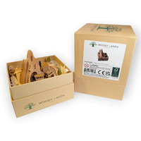 Mountain Railroad Train Wooden Music Box additional image