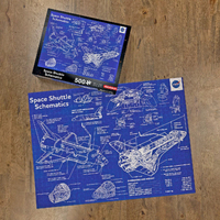 NASA Shuttle Schematics 500pc Jigsaw Puzzle additional image